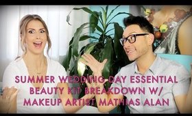 WEDDING DAY ESSENTIAL SUMMER BEAUTY PRODUCT BREAKDOWN VIDEO - mathias4makeup