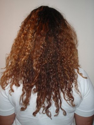 *BeautyByJualz* Yanira: back side- months after i gave her hi-lights now this is before she goes short and dark