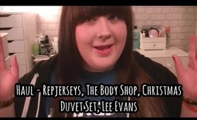 Haul - Repjerseys.ru, The Body Shop, Christmas Bedding, Lee Evans etc