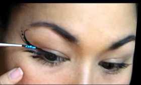 Gorgeous Eye Liner using Face Paint