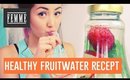 Healthy fruitwater recept - FEMME