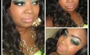 Makeup Tutorial | Smutty Green Glam Feat  GGC Pro Glitter