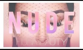 HUDA THE NEW NUDE EYESHADOW PALETTE! REVIEW & DEMO!