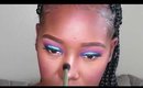 Colorful Blue, Pink, and Purple Makeup Tutorial | Makeupbynesha