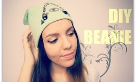 FASHION DIY - Beanie mit Nieten & Halskette!