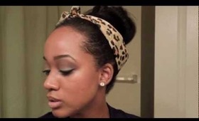 Makeup Tutorial | "Get on Green" Eyes + MAC "Myth" Nude Lipstick