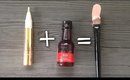 MAKE OUR OWN CONCEALER/CORRECTOR WITH RED FOOD DYE!