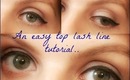 How To: Line your top lash line, the easy way♥