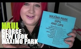 Haul - New Look, George at Asda, Maximo Park vinyl