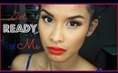 Get Ready With Me - Neutral Eyes & Red Lip