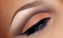 Natural peach cut crease look / make-up tutorial / Wedding bridal make up