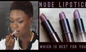 BEST #NUDELIPSTICK for BLACK women? Fashion Fair