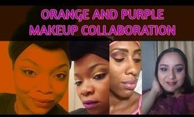 ORANGE AND PURPLE MAKEUP (COLLAB)