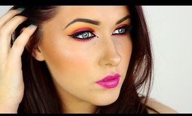 GRWM; Neon Summer Time Make-Up ♥