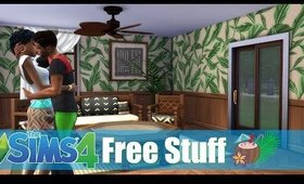 Sims 4 Free Content Sliding Doors Celing fans Build Buy And Cas Caribbean Themed Stuff