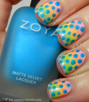 For how to and details http://www.vampyvarnish.com/2013/03/nail-art-wednesday-polish-easter-mani-lime-crime