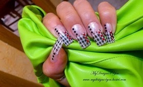 Easy Net French Nail Art Design Tutorial - ♥ MyDesigns4You ♥