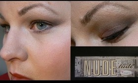 Brown fall makeup tutorial using nudetude: ooohlalou's beauty channel