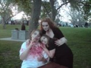 Adelaide Zombie walk with the munchkins :) 2011