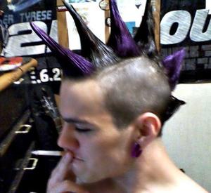 Liberty spikes with purple color