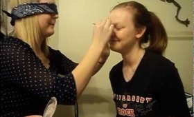 Blindfolded Makeup Challenge ft. Kenzie