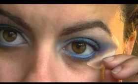 Blue and Teal eyeshadow