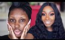 Get Ready with Me | Rose Toned Makeup + Styling Tinashe Loose Deep Hair | Makeupd0ll