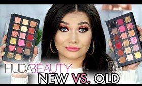 HUDA BEAUTY REMASTERED ROSE GOLD Palette | OLD VS. NEW Comparison Review