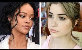 Rihanna Inspired Makeup Tutorial | MTV Movie Awards 2014