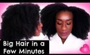How I install Natural Hair Clip-In Extensions on 4c Hair︱Quick & Simple Hairstyle