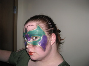 Going to a Mardi Gras party and I didn't have a mask...