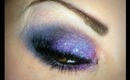 New Years Eve Party Purple Glitter Tutorial