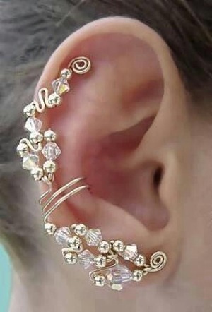 flower ear piercing