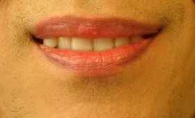 Stained Lips Look