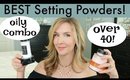 BEST Setting Powders for MATURE and OILY SKIN | OVER 40