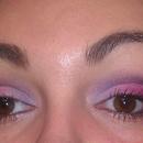 Black And Pink Gradient Eyeshadow 