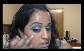 Holiday Makeup Tutorial - Blue Smokey Eye