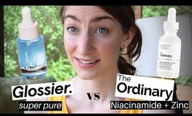 Glossier Super Pure vs The Ordinary Niacinamide + Zinc