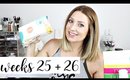 Twin Pregnancy Vlog Weeks 25 + 26: Doctors Visits, Sleep, Baby Gear | Kendra Atkins
