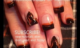 GRIM REAPER NAILS with scythe: robin moses SIMPLE nail art design tutorial