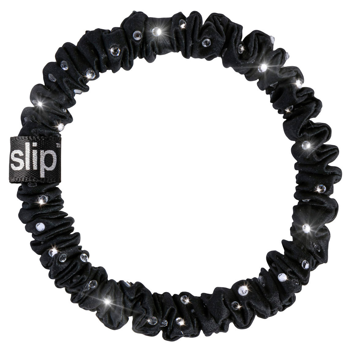Free Crystal Skinny Scrunchie in Black with qualifying slip purchase