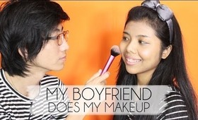 แฟนแต่งหน้าให้ - My boyfriend does my makeup ♥ | Licktga