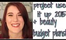 My Tentative Project Use It Up 2015 & Beauty Budget Plans