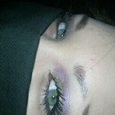 Glitter gold and purple(another angle)