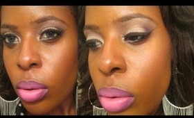 Neutral Smokey Eye & Ombre Lips