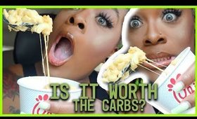 IS IT WORTH THE CARBS?!! | Chick fil A Mac and Cheese Review