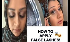 Beginner Series | How To Apply False Lashes!