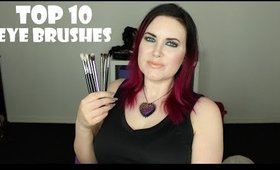 Top 10 Must Have Vegan Eye Brushes - Perfect for my Hooded Eyes