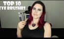 Top 10 Must Have Vegan Eye Brushes - Perfect for my Hooded Eyes