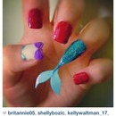 Little Mermaid nails